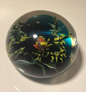 Signed Cathy Richardson Paperweight