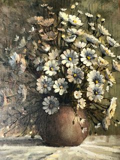  "DAISIES" OIL PAINTING