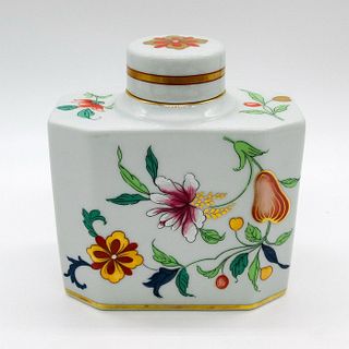 Vista Alegre Porcelain Samatra Tea Caddy with Lid