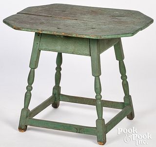New England painted tavern table, 18th c.