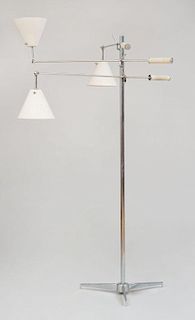 ANGELO LELI / ARREDOLUCE, THREE-ARM LAMP