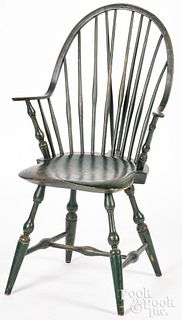 New England braceback Windsor chair, ca. 1790