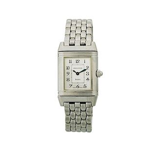 JAEGER-LACOULTRE LADY'S MECHANICAL STEEL REVERSO