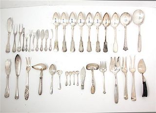 A Collection of Silver, Various Makers, various vintages and forms.