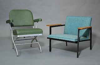 Two designer chairs