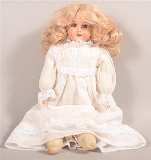 Armand Marseille Bisque Head Girl Doll.