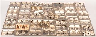 Lot of 52 Stereoview Cards.