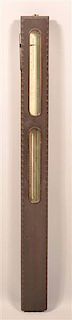 Timby's Rosewood Stick Barometer/Thermometer.