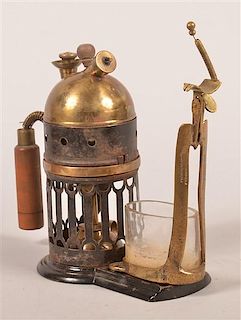 Brass and Iron Early Pharmacist Vaporizer.