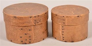 Two 19th Century Bentwood Pantry Boxes.