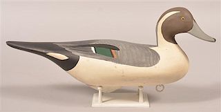 R. Madison Mitchell Pintail Drake Decoy Dated 1973.