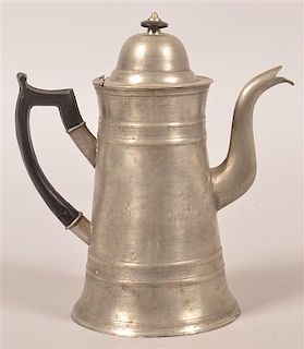 American Pewter Lighthouse Form Coffee Pot.