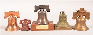 Five Various Liberty Bell Still Banks.