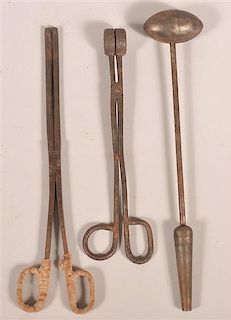 Three Antique Irons.