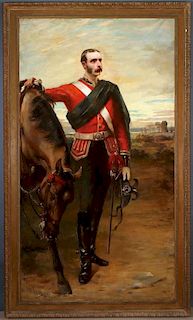 SCOTTISH MILITARY PAINTING, OTTO THEODORE LEYDE