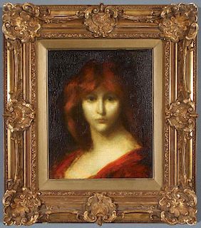 FRENCH PORTRAIT PAINTING, JEAN JACQUES HENNER