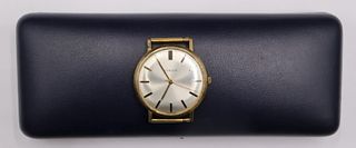 JEWELRY. Vintage Men's Turler 18kt Gold Watch.