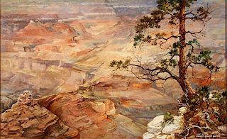A GROUP OF 4 OIL PAINTINGS BY ERNEST BEACH SMITH
