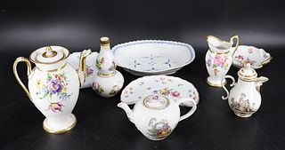 Meissen Porcelain Grouping - 9  Pieces
