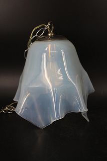 A Vintage Handkerchief Glass Style Chandelier.