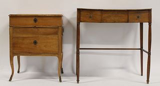2 Pieces Of Antique French Furniture.