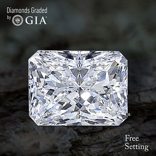 NO-RESERVE LOT: 1.50 ct, F/VS2, Radiant cut GIA Graded Diamond. Appraised Value: $37,800 