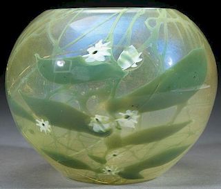 L. C. TIFFANY FAVRILE “PAPERWEIGHT” VASE