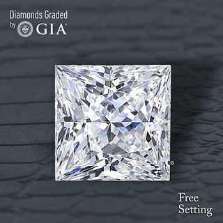 NO-RESERVE LOT: 1.71 ct, E/VS2, Princess cut GIA Graded Diamond. Appraised Value: $45,500 
