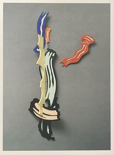 Roy Lichtenstein - Brushstroke Sculptures III