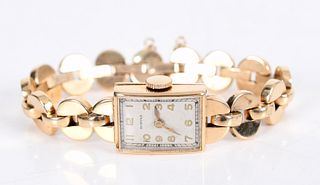 A Ladies 14k Gold Wrist Watch