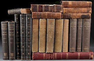 TWENTY ENGLISH AND AMERICAN HISTORICAL BOOKS