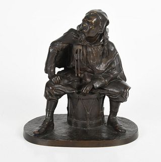 French Bronze Zouave Soldier, Leopold Kampf