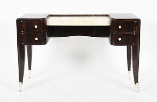 French Art Deco Macassar Ebony Dressing Table