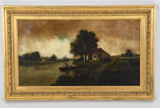 F. Rollin Smith (American, 19th c.) Oil on Canvas