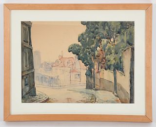 Victor Francois Tardieu (1870 - 1937) Watercolor