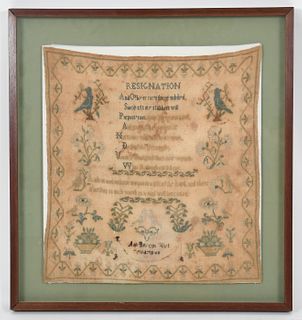 An Early 19th Century American Sampler
