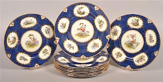 Set of 10 Tiffany & Co. New York China Plates.