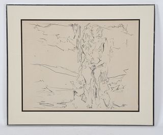 Balcomb Greene (1904 - 1990) Sketch