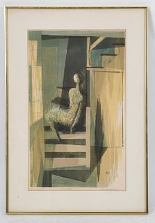 Benton Spruance (1904 - 1967) , Studio stairs