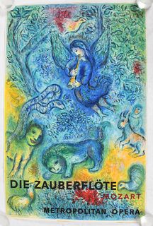 A Chagall Poster for Mozart's Magic Flute Opera
