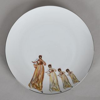 Howard Kottler (1930 - 1989) Porcelain Plate