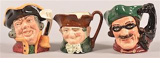 Three Large Royal Doulton Character Mugs.