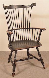 Sam Laity II Reproduction Comb-back Windsor Armchair.