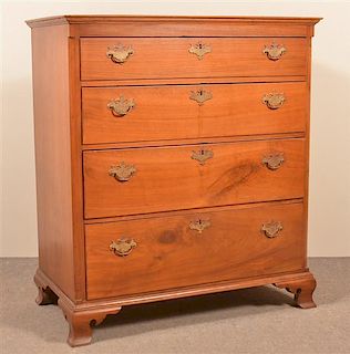 Pennsylvania Chippendale Walnut Chest of Drawers.