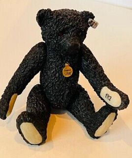 Steiff Teddy  Bear Enesco Pewter Figurine  box Limited Edition