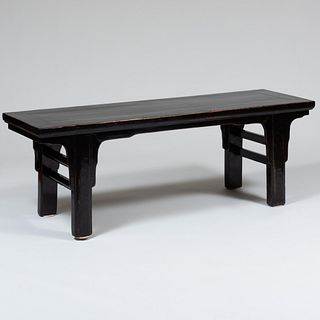 Chinese Lacquered Wood Low Table