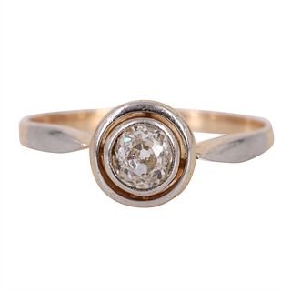 Solitare Diamond 18k Gold Ring