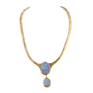 Burle Marx Necklace In 18K  Gold With Opals