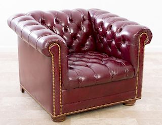 Leathercraft, Inc. Chesterfield Leather Chair