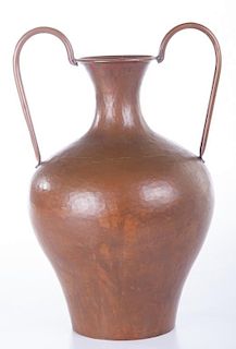 Hammered Copper Urn